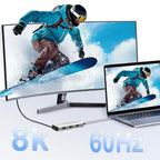USB4 Thunderbolt 4 USB C Cable 240W PD 40Gbps 8K 60Hz 5.3 Inch Short Cord E Marker for MacBook Pro iPhone 16 15 Galaxy S24 Steam Deck