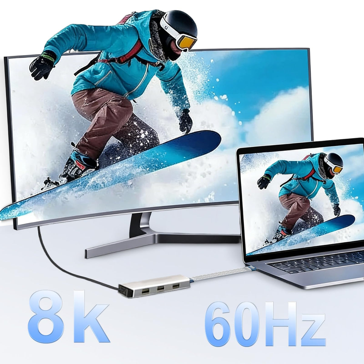 USB4 Thunderbolt 4 USB C Cable 240W PD 40Gbps 8K 60Hz 5.3 Inch Short Cord E Marker for MacBook Pro iPhone 16 15 Galaxy S24 Steam Deck