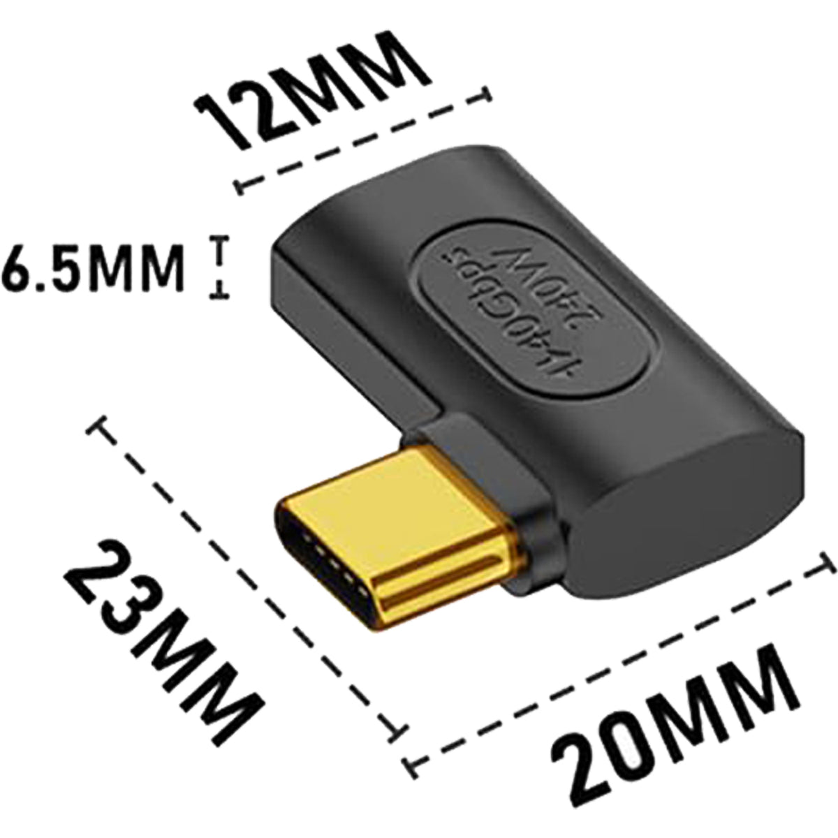 USB4 USB C Right Angle Adapter 240W PD 40Gbps 8K 60Hz 90 Degree Vertical Side Bend 180 U Shape Type C Extender for Thunderbolt 4 Steam Deck ROG Ally MacBook Pro
