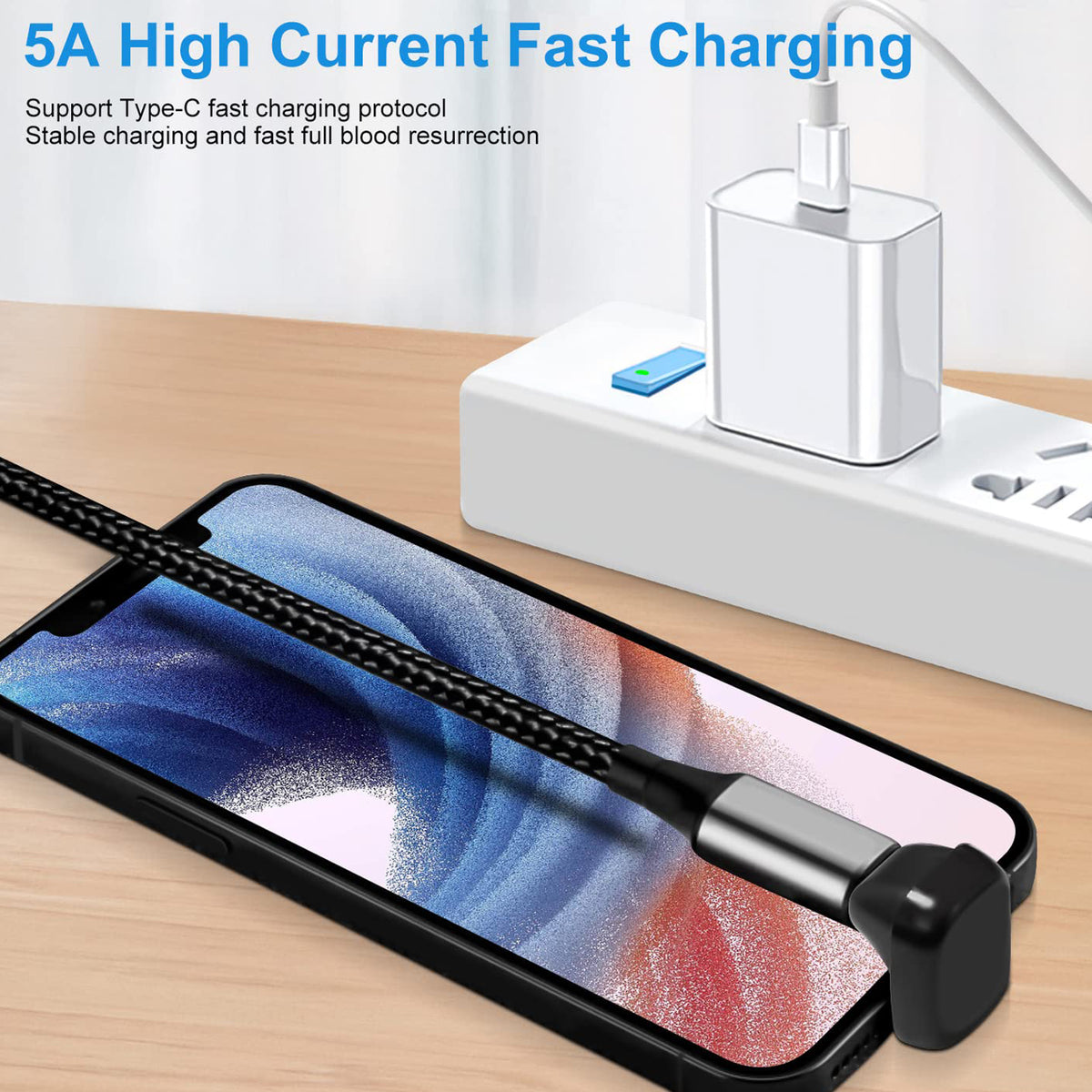 USB C 180 Degree U Shaped Adapter USB 2.0 Male to Female Type C Angled Connector for Charging Data Samsung Galaxy MacBook
