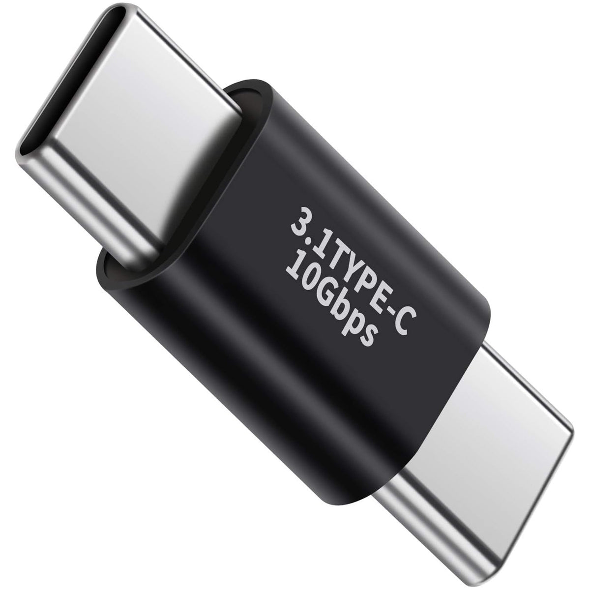 USB C Male to Male Adapter 10Gbps USB 3.1 Type C Male to Male Connector 5A 30V Fast Charging 4K Video for MacBook iPad Pro Galaxy Laptop Tablet Phone