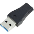 USB C Female to USB 3.0 A Male Adapter 10Gbps Straight Type C to USB Converter Fast Charge Data Sync for PC Laptop Tablet Phone Hard Drive