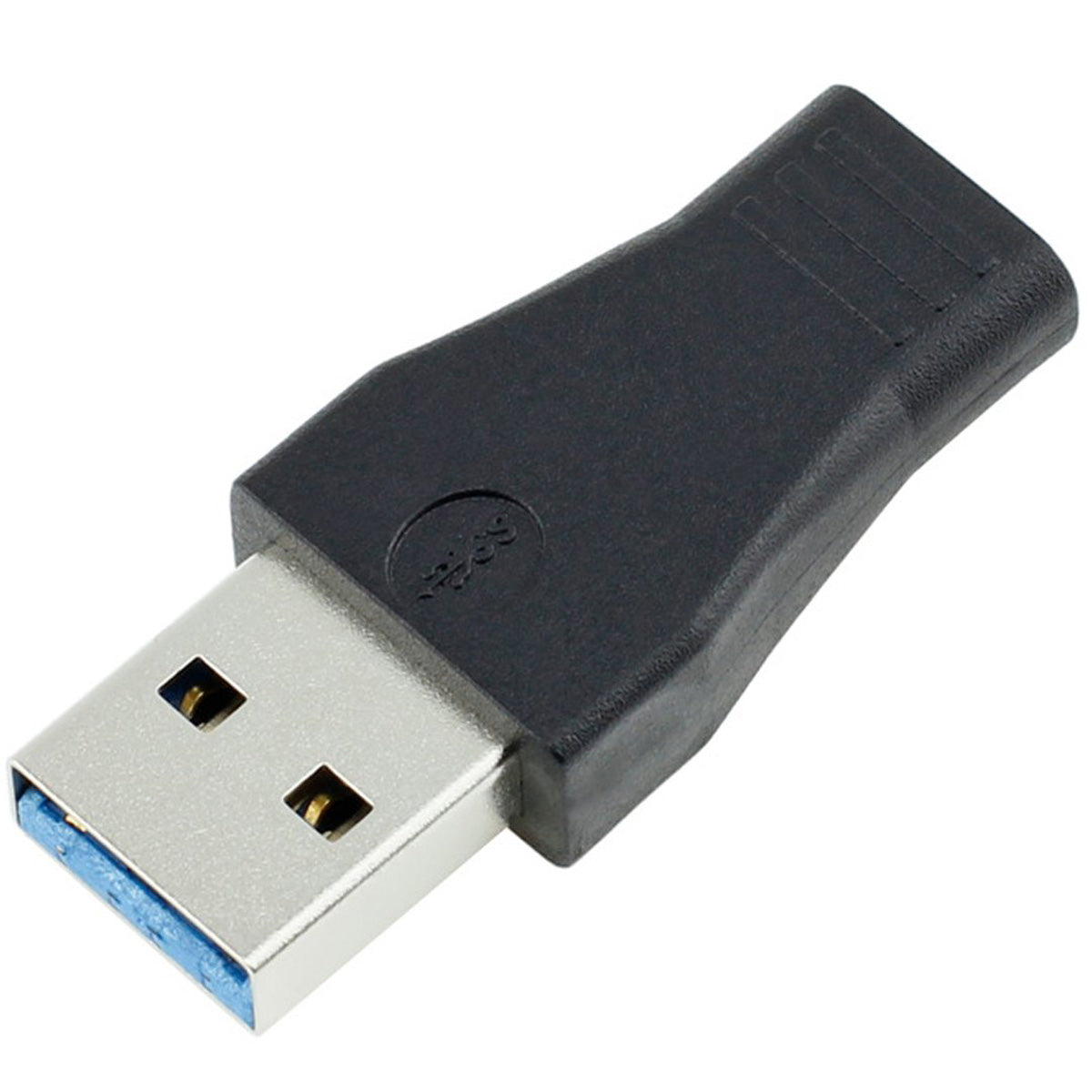 USB C Female to USB 3.0 A Male Adapter 10Gbps Straight Type C to USB Converter Fast Charge Data Sync for PC Laptop Tablet Phone Hard Drive