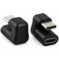 180 Degree USB C Male to Female Adapter U Shaped 180 Angle Type C Extender for Gaming Laptop Tablet Monitor Hub Workstation Fast Charging Data Video