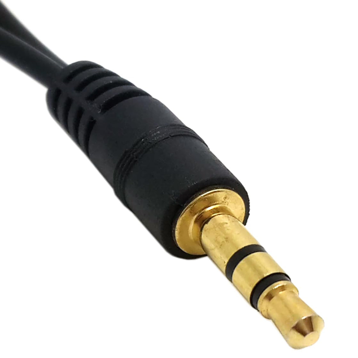 3.5mm Headphone Audio Y Splitter Cable 1 Male to 2 Female with Dual Volume Controls 3 Pole TRS Stereo Aux Jack Adapter for Earphones Speakers iPod PC